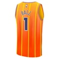 thumbnail image 3 of Men's Fanatics LaMelo Ball Orange Charlotte Hornets 2025/26 City Edition Fast Break Jersey, 3 of 3