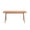 Natural, variant on Rattan Dining Table, Minimalist Look / Durable for Year - Round Use