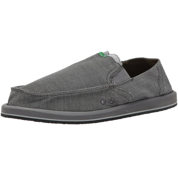 Sanuk Men s Pick Pocket Denim Loafer Charcoal 08 M US Walmart