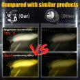 thumbnail image 4 of 2 Pack Moto LED Feux de Brouillard 30W 6000lm Ambre/jaune Blanc, 4 of 4