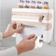 thumbnail image 4 of porte-papier Gras De Cuisine - Kaki, Porte-papier Rouler, Porte-papier Rouler De Cuisine Porte-papier Rouler De Cuisine Fixation Murale Porte-, 4 of 5
