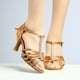 thumbnail image 4 of XIHAHA, zapatos de baile con diamantes de imitación a la moda para mujer, Tango, Salsa, tacones de baile latino, sandalias de suela blanda para mujer, zapatos de boda para mujer, 4 of 5