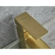 thumbnail image 3 of Grifo de baño de lujo, construcción de latón macizo sin plomo, certificado por la NSF para agua segura, acabado dorado cepillado que garantiza un uso duradero y una apariencia hermosa en su baño, 3 of 4