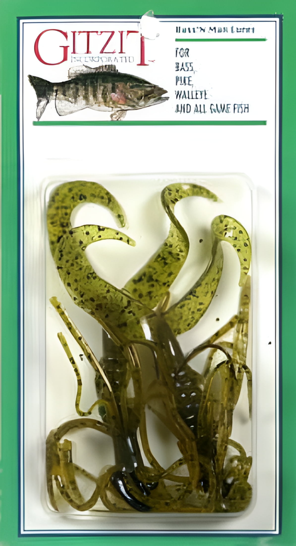 (2 pack) Gitzit Spider Jig 3/8oz Brown Craw 2pk