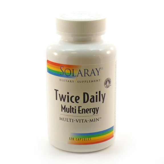 Solaray Twice Daily, Multi Energy Multivitamin, 120 Capsules