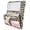 Light Brown Leopard, variant on 2026 Latest 5×9 Inch Pink Leopard Print Server Book, Magnetic Closure Wallet with Zipper & Cash Pocket for Restaurant Waitstaff Apron Storage