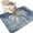 Indigo, variant on Washable Round Rugs 7ft Coastal Beach Tree Grey Circle Rug Non-Slip Soft Non-Shedding Low-Profile Vintage Summer Palm Tropical Large Area Rug Carpet for Living Room Bedroom Dining Room Home Decor