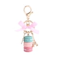 thumbnail image 1 of Colorful Cute Macaroon Eiffel Tower Keychain Keyring Bag Pendant Car Charm Decoration(Green), 1 of 3