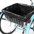 thumbnail image 6 of Adult Tricycles 24 & 26 Inch, 7-Speed 3-Wheel Bikes for Men and Women with Dual Chain, Spacious Rear Basket, and Bag for Shopping, Beach, and City Riding, 6 of 6