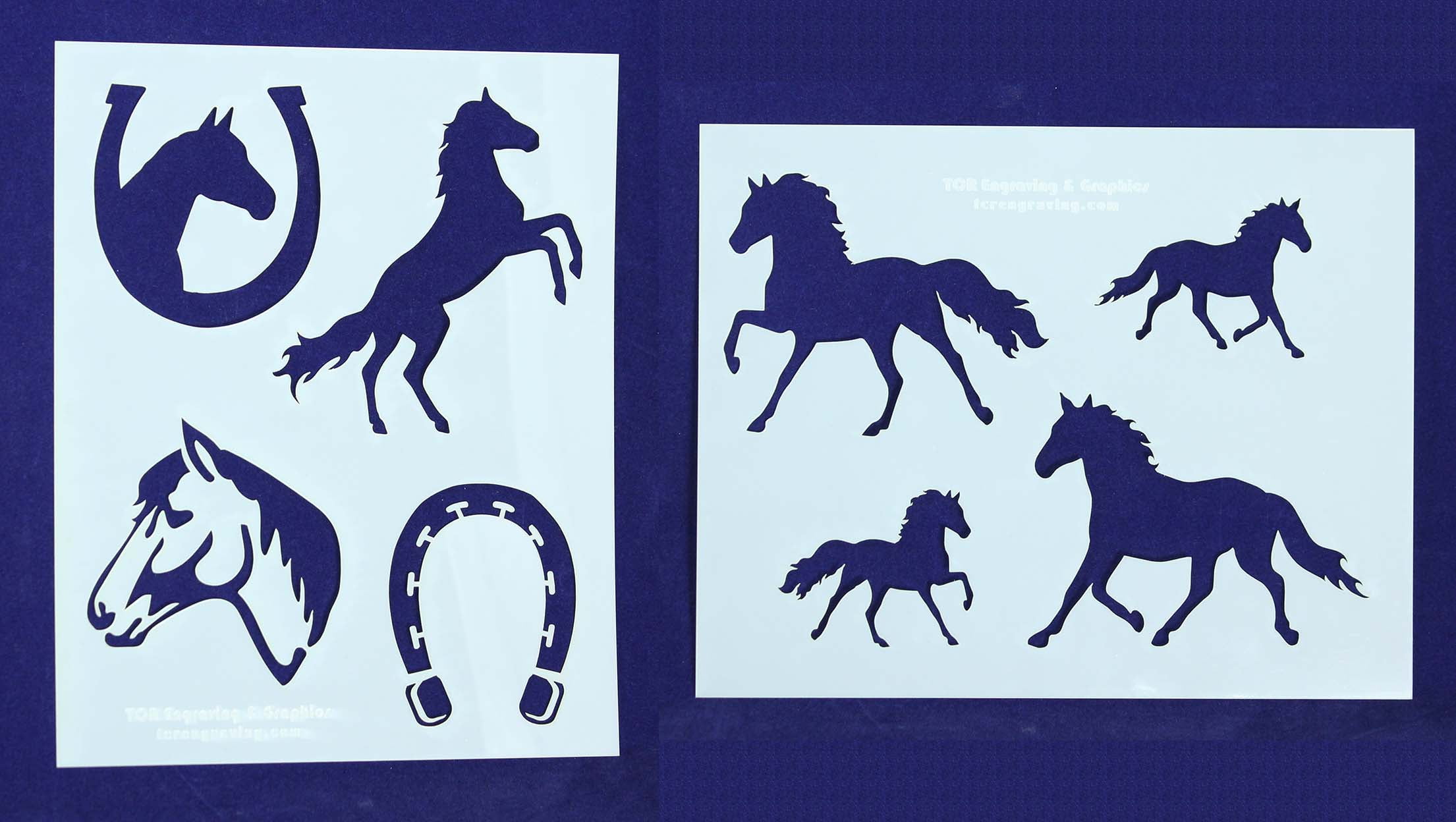 Horse Horseshoe Stencils 2 Piece Set 8 X 10 Inches Walmart horse-horseshoe-stencils-2-piece-set-8-x-10-inches-walmart