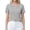 Light Ashy, variant on Women's Solid Color V Neck Short Sleeve T Shirt Top, Trendy Design with Loose Plus Size Fit for Students, for Summer Daily Wear or Casual Going Out Pink