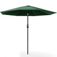 thumbnail image 6 of TUAREX 10ft Patio Umbrella with Push Button Tilt and Crank, Outdoor Market Umbrella with 8 Sturdy Ribs, for Garden Deck Backyard Pool, Green, 6 of 6
