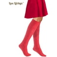 thumbnail image 6 of Lian LifeStyle Women's 5 Pairs Knee High Wool Socks Size 7-9 (Coral), 6 of 7