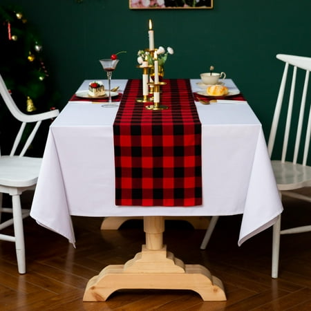 

Christmas Decorations Savings! CWCWFHZH Christmas Home Decor Supplies Knitted Fabric Table Runner Creative Christmas Tablecloth