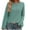 Green, variant on XMMSWDLA Women's Sweaters Crewneck Pullover Long Sleeve Knit Fall Winter Pullover Jumper Tops