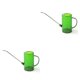 thumbnail image 1 of Monstrate Regadera de 1L para patio, Cubo de aspersión para plantas, caño largo, tetera de plástico de acero inoxidable de gran capacidad, Verde 2piezas, 1 of 6