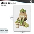 thumbnail image 4 of Stupell Industries Bohemian Garden Elf with Frogs Canvas Art, 20 x 30, by Nancy Overton, 4 of 8