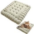 thumbnail image 2 of Extra Thick Dining Chair Cushion, Cute & Comfortable Seat Pad for Wooden Chairs, All-Season Supportive Cushion, 15.8" x 19.7", Removable & Washable Cover, Non-Slip Design, Light Blue, 2 of 9