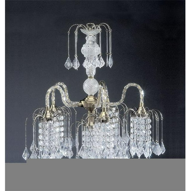 Antique Brass Finish Chandelier
