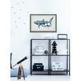 thumbnail image 5 of Marmont Hill White Dotted Shark Framed Wall Art, 5 of 6