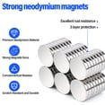 thumbnail image 4 of Imanes de neodimio Keukenket, 10 x 3 mm, paquete de 60 unidades, para uso industrial, 4 of 7