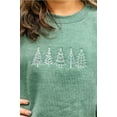 thumbnail image 4 of Christmas Trees Minimalist Embroidered Sweatshirt, 4 of 5