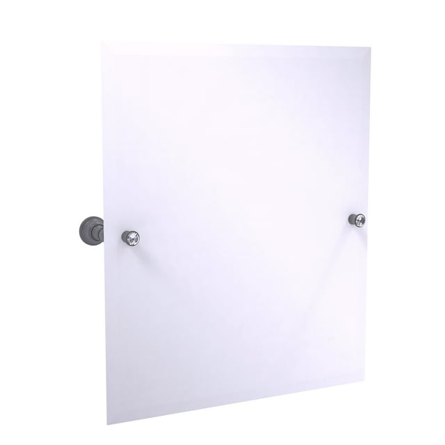 Miroir Rectangulaire Inclinable Sans Cadre de la Collection Carolina Crystal avec Bord Biseauté