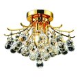 thumbnail image 2 of Elegant Lighting Toureg 16" 3 Light Royal Crystal Flush Mount, 2 of 3