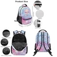 thumbnail image 3 of Jeiento Cow Backpack Set of 5 Kawaii 17 Inch Soft Backpack with Lunch Bag Pencil Case for 9-12 Years Old Elementary to Middle School Gift for Sister, 3 of 8