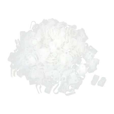 

Unique Bargains 8.35mm Wire Hose Tube Plastic Fastener Harness R Clip Clamp 400 Pcs