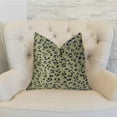 thumbnail image 2 of Plutus Cheetah Spots Cream and Black Handmade Luxury Pillow, 2 of 3