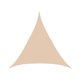 thumbnail image 1 of Parasol personalizado Triángulo de cuatro × cuatro × 4 metros Toldo de vela triangular para bloque UV para instalaciones y actividades al aire libre, Crema,, 1 of 5