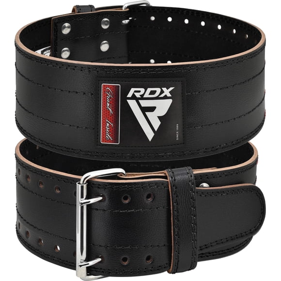 Cinturón de Levantamiento de Pesas RDX IPL USPA Aprobado Cuero de 6 mm de Grosor