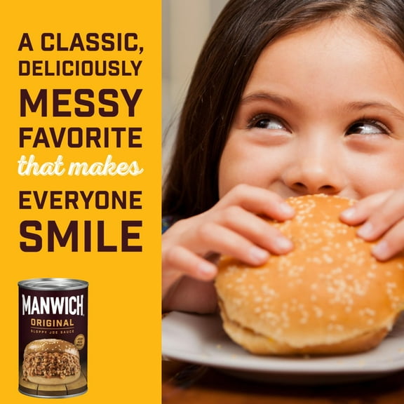 Manwich Original Sloppy Joe Sauce Canned Sauce 24 oz - Pack of 1