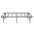 thumbnail image 6 of Adel Extra Long Twin Size Low Profile Bed Foldable Metal Frame Black - Saltoro Sherpi, 6 of 6