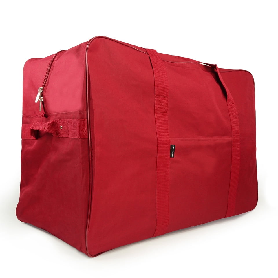 Extra Large 36&quot; Lightweight Foldable Cargo Travel Duffle Bag Rooftop Rack Bag, Dark Red ...