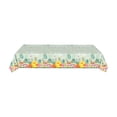 thumbnail image 1 of Easter Disposable Tablecloth Bunny Shaped Eggs Design 55 in x 84 in Waterproof Oil Resistant For Dining Table Coffee Table Tea Table, 1 of 5