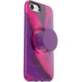 thumbnail image 4 of OtterBox + Pop Symmetry Series Case for iPhone SE 3rd & 2nd gen & iPhone 8/7 Only - Not Plus - Non-Retail Packaging - Berry Flow, 4 of 6