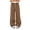 1# Coffee, variant on Women's Wide Leg Track Pants with Pockets, High Waisted Drawstring Sweatpants, Side Stripe Casual Lounge Workout Pants