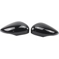 thumbnail image 7 of Applicable to Compatible For Ford Fiesta MK7 2008-2019 Replacement Carbon Fiber Pattern Or Black Rearview Side Mirror Cover Caps(Black), 7 of 7