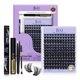 thumbnail image 1 of Lash Clusters B02 D Curl 0.630 in Extensiones de pestañas DIY 72 grupos de pestañas B&Q LASH Mega Volumen Pestañas individuales Extensiones de grupos de pestañas Wispy Individual Lashes Cluster DIY en, 1 of 4