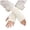 Beige, variant on HEWUQI Knitted Arm Covers for Women Cute Elastic Solid Color Comfortable Fingerless Arm Sleeve Warmer Gloves Dark Gray