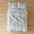 thumbnail image 5 of Levtex Home - Olyria Quilt Set - Full/Queen Quilt + Two Standard Pillow Shams - Damask Medallion - Grey, Taupe, White, Spa - Quilt Size (88x92in.) and Pillow Sham Size (26x20in.) - Reversible - Cotton, 5 of 6