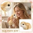 thumbnail image 2 of Bunny Toys, Squeeze Stress Toys, Squeeze Toys for Relaxation, 8 in Cream, Stuffed Bunny Plush, Bunny Decorations, Cute Home Decor, Holiday Gifting, 1 Pc, 2 of 6