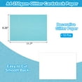 thumbnail image 2 of Uxcell Glitter Cardstock Paper, 250gsm Sparkly Paper 10 pack A4 Light Blue, 2 of 6