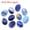 Dark Blue Agate, variant on 15*20mm Oval Flatback Cab Cabochon Gemstone Beads Polished Jewelry Making DIY
