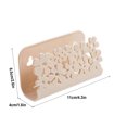 thumbnail image 3 of Sponge Holder Kitchen Sink Cloth Drying Rack Basin Rack Bathroom Wall Storage Organization Traceless Washroom Brush Organizer Household Apricot, 3 of 9