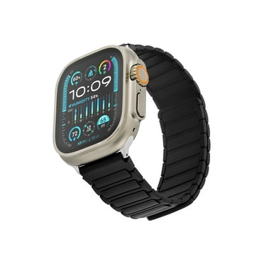 WITHit Black Silicone Magnetic Band for the Apple Watch