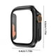 thumbnail image 3 of Estuche para reloj con protector de marco de vidrio para pantalla para Apple Watch (negro amarillo 44 mm), 3 of 6