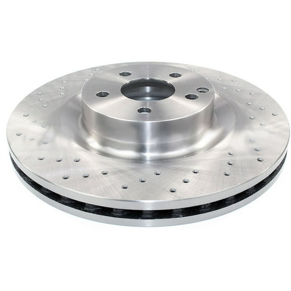Front Brake Rotor - Compatible with 2012 - 2013 Mercedes-Benz S350